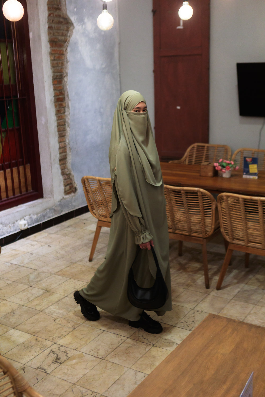 Gerai Hawa - Giani French Khimar Syar’i Instant Daily Polos Free Cadar - Metamorfosa