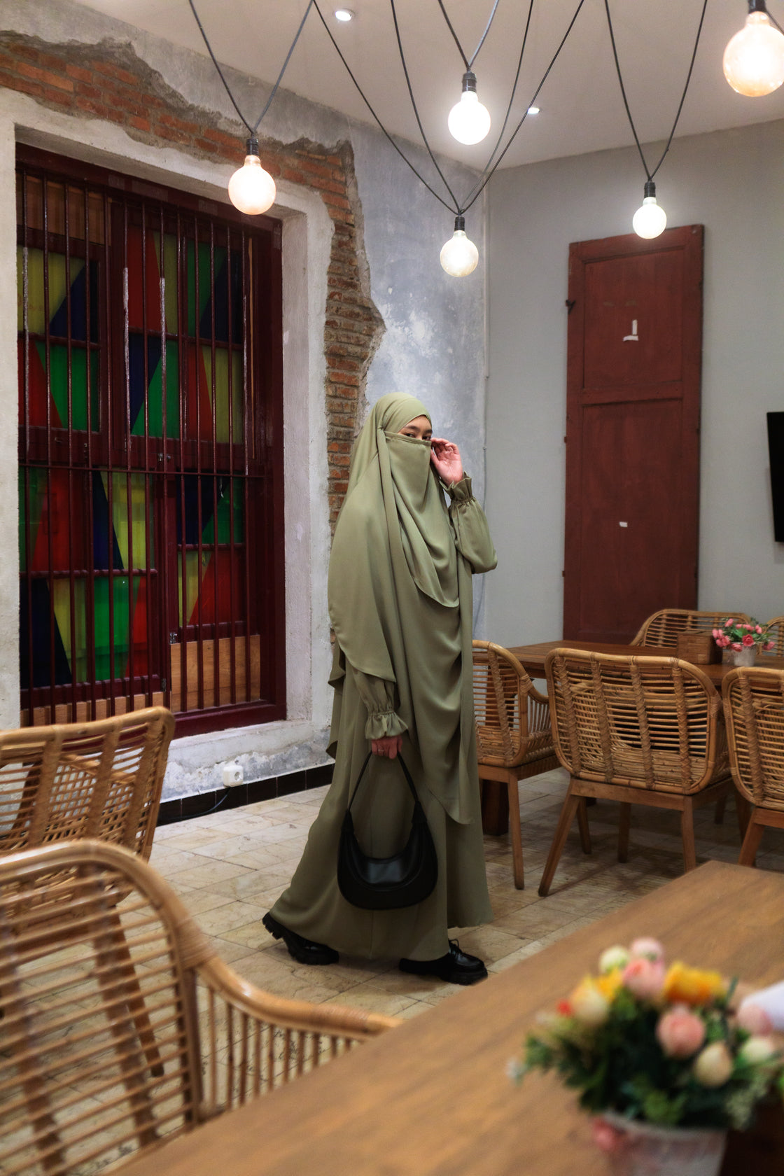Gerai Hawa - Elnara Abaya Syar’i Daily Polos Busui Friendly - Metamorfosa