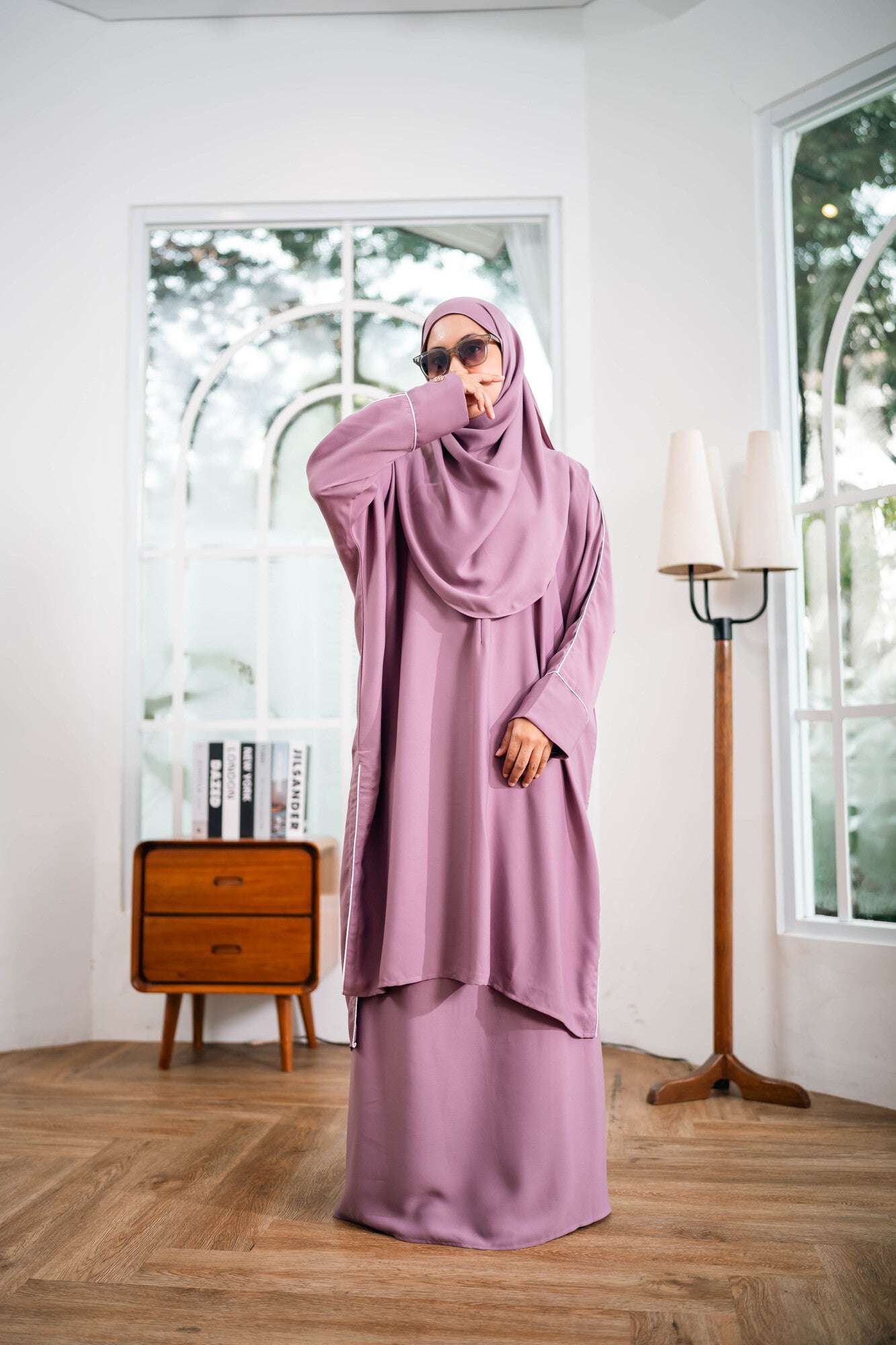 Gerai Hawa - Akleema Tunik & Rok One Set Wanita Kekinian Baju Wanita Busui & Premium