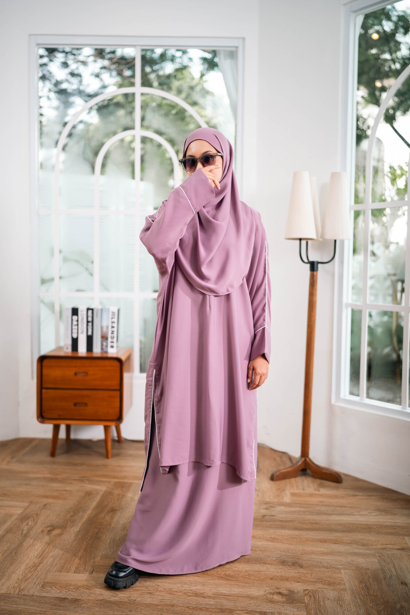 Gerai Hawa - Akleema Tunik & Rok One Set Wanita Kekinian Baju Wanita Busui & Premium