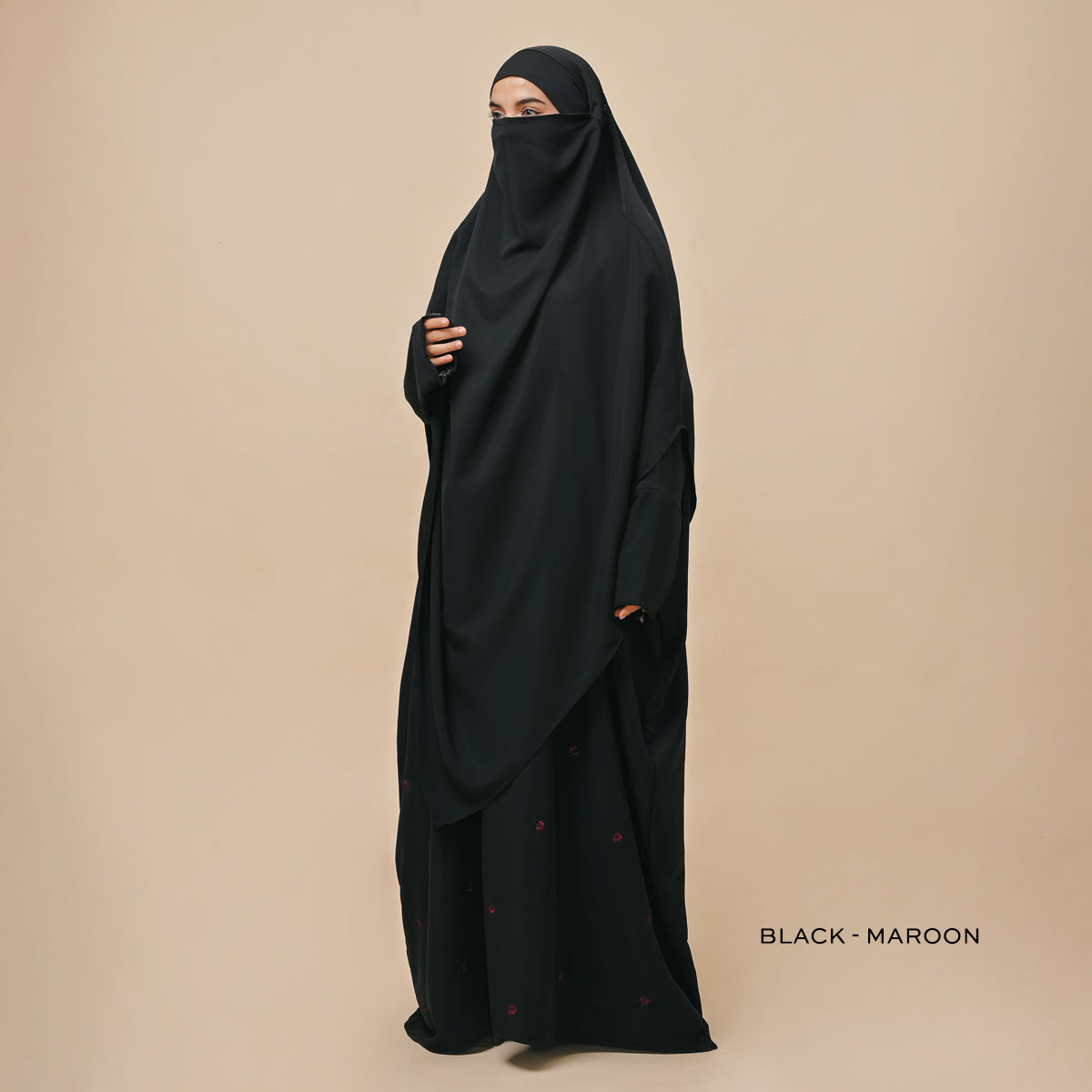 Gerai Hawa - Yaseera One Set Gamis & Abaya Hijab French Khimar Akad, Kajian, Haji, & Umroh - GH x YKK