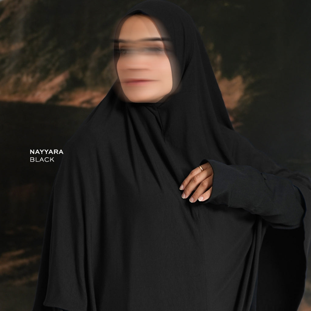 Gerai Hawa - Nayyara Khimar/ Hijab/ Bergo/ Jilbab/ Kerudung Instant Daily Sport Syar'i Polos Premium